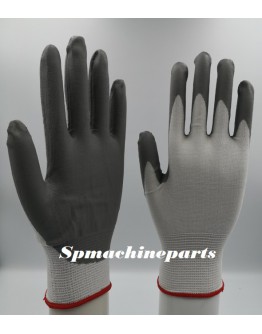 12 Pair Safety Working Latex Coated Work Gloves White