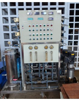 Industrial Reverse Osmosis Water Purification System Control Skid (Used)