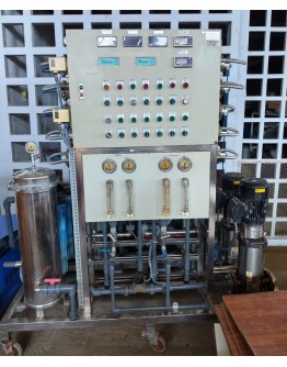 Industrial Reverse Osmosis Water Purification System Control Skid (Used)