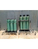 3-stage commercial industrial media water filtration system (Used)