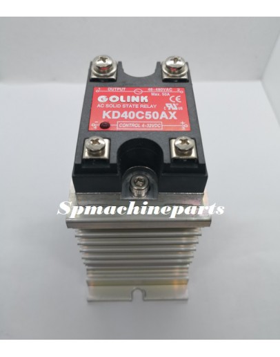 GOLINK AC Solid State Relay KD40C50AX With Aluminum Heatsink