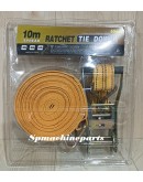 Heavy Duty Polyester Ratchet Tie Down Strap 5 Ton Length 10M Width 50mm, Double J Hooks