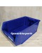 Heavy Duty Stackable Combinable Storage Bin Blue (Used)