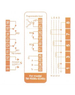 DELAB TM9000S Combined over Current & Earth Fault Relay (Used)