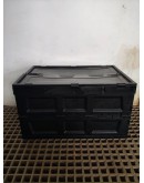 Foldable Storage Container Large Black Tote Box 
