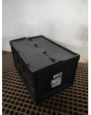 Foldable Storage Container Large Black Tote Box 
