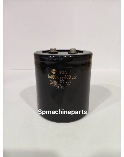 Electrolytic Capacitor Hitachi FXA 5400 MFD 400Vdc Capacitor 
