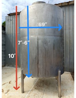 Stainless Steel Storage Tank (Used)