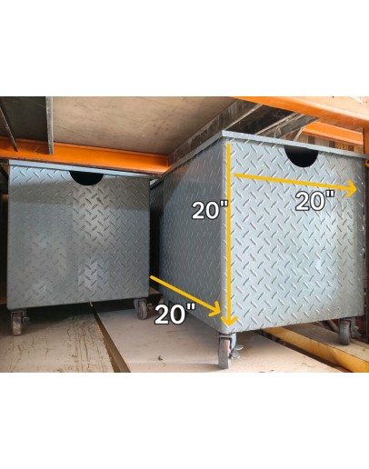 Portable Steel Tool Box With Caster Wheels